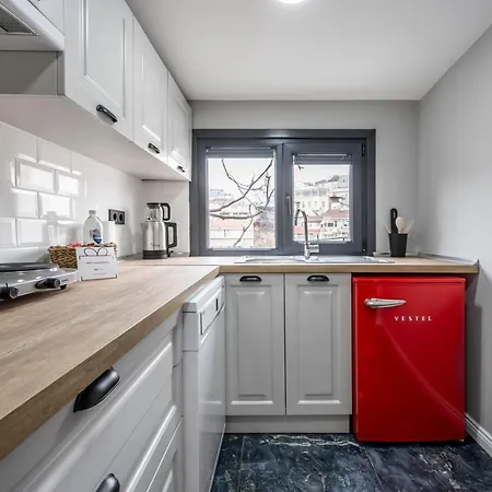 Artistically Designed 1br Flat With Ac In Cihangir Apartment *
